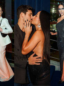 Beijão, brilho, alfaitaria e fenda! Sabrina Sato e Nicolas Prattes roubam a cena em evento em SP ao lado de Mariana Ximenes, de 'Quem Ama Cuida', Isis Valverde e Marina Sena; veja 31 fotos