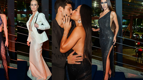 Beijão, brilho, alfaitaria e fenda! Sabrina Sato e Nicolas Prattes roubam a cena em evento em SP ao lado de Mariana Ximenes, de 'Quem Ama Cuida', Isis Valverde e Marina Sena; veja 31 fotos