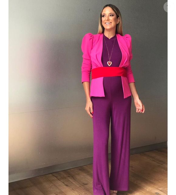 Na gravidez de Manuella, Ticiane Pinheiro mostrou seu lado fashionista