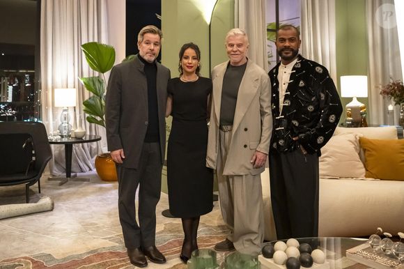 Kasper (Miguel Falabella), Zenilda (Andréia Horta), Ferette (Murilo Benício) e João Rubens (Samuel de Assis).