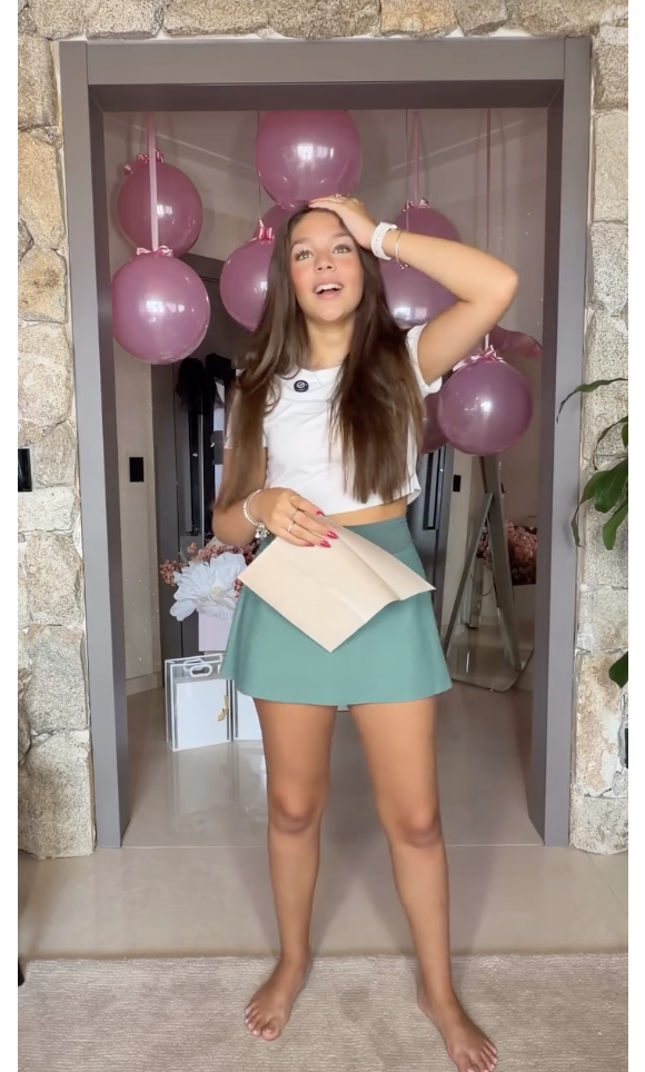 Maria Sophia leu a carta de Leonardo e se chocou com os presentes recebidos pelo avô