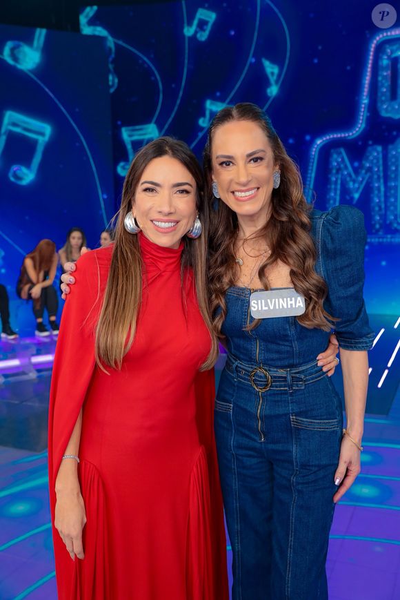 Silvia Abravanel esteve no 'Qual é a Música', no programa de Patrícia Abravanel, no último domingo (15)