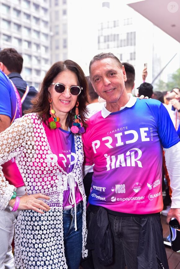 O ator Guilherme Leme na 29ª Parada LGBT+
