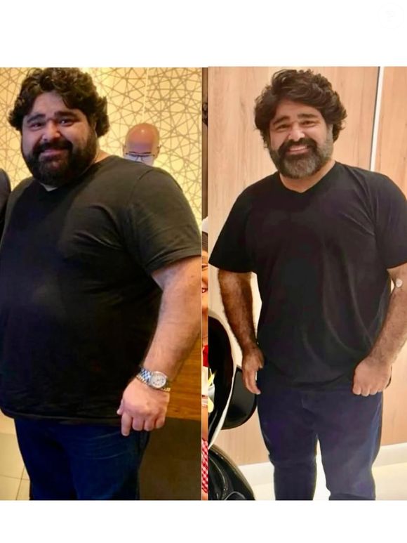 'A luta continua': após perder 52 kg, Fabiano diz que ainda não chegou ao peso ideal, mas celebra evolução