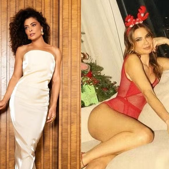 De lingerie provocante a conjunto em família: os looks dos famosos para o Natal 2024