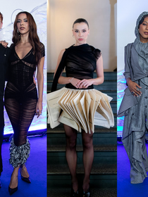 Alice Wegmann transforma livro em vestido e lidera desfile de famosos no Prêmio da Música Brasileira 2026; veja +20 looks