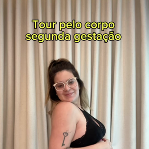 Assim como na primeira gravidez, Viih Tube mostrou seu corpo de forma nua e crua aos fãs