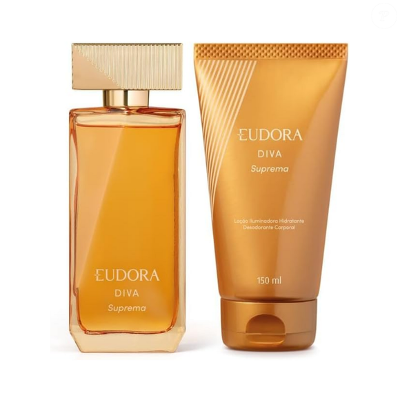 Combo Diva Suprema: Desodorante Colônia + Loção Iluminadora Hidratante, Eudora
