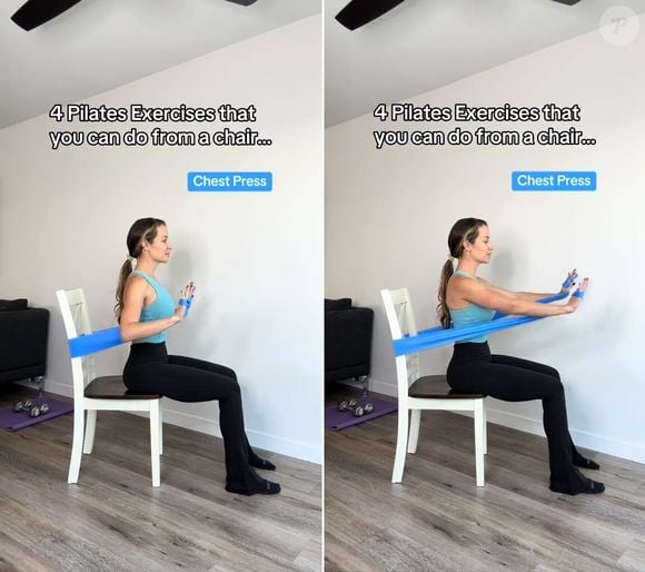 Adeus aos braços flácidos? Especialista ensina rotina de pilates na cadeira para ganhar força depois dos 50