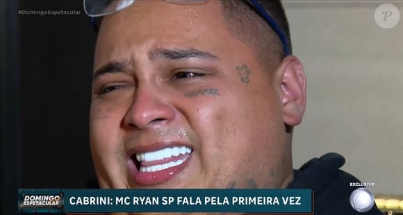 MC Ryan disse ter passado os piores dias da vida na cadeia