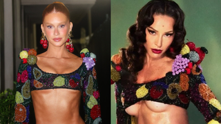 Barriga chapada e muito brilho: Marina Ruy Barbosa abre o Carnaval 2026 com look artesanal já usado por Sabrina Sato; veja fotos