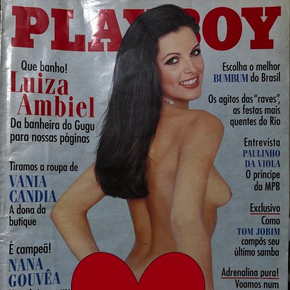 Luiza Ambiel estampou capa da revista Playboy em 1996