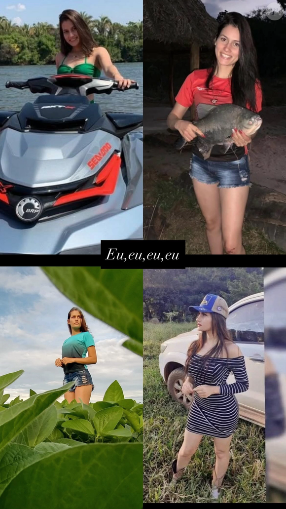 Mulher de Amado Batista, Calita Franciele disse em tom de brincadeira que 'o tempo deu uma melhoradinha' nela