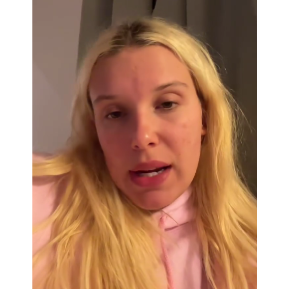 Millie Bobby Brown faz desabafo na web sobre as críticas que recebeu pela aparência.