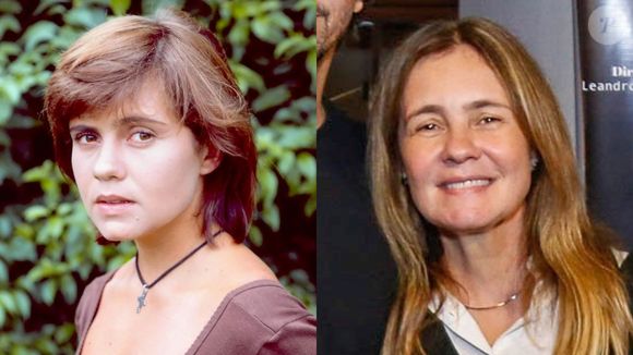 Atualmente com 55 anos, Adriana Esteves aposta em um envelhecimento sem plásticas