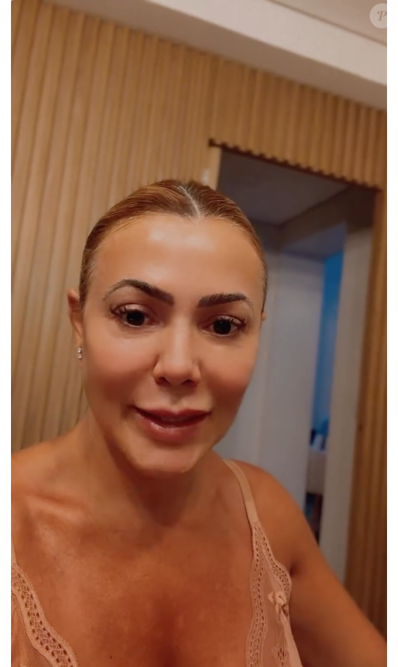 "Entrei em pânico quando eu vi. Geralmente, deixo para o médico abrir o resultado. Desta vez, abri e entrei em pânico", disse Fabiana Teixeira, que revelou ter ficado desesperada