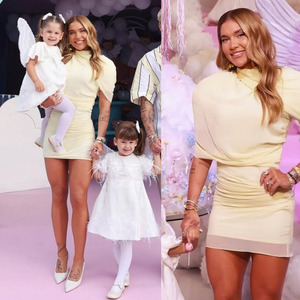 Vestido de Maisa no Teleton é exatamente o mesmo modelo escolhido por Virgínia meses antes, durante a festa de aniversário de Maria Alice