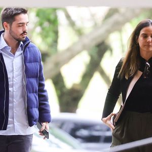 João Silva chegou acompanhado da mãe, Luciana Cardoso