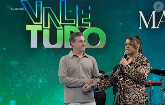 Preta Gil desabafou no palco do 'Domingão com Huck'