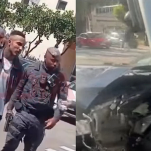 Vídeo: Gato Preto é preso horas após grave acidente de carro em SP; namorado de Bia foi levado algemado por policiais