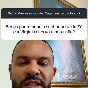Depois da festa, o padre Marcos Rogerio, que batizou José Leonardo, filho caçula do ex-casal, deu sua opinião sobre o que aconteceu por lá