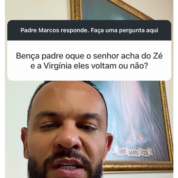 Depois da festa, o padre Marcos Rogerio, que batizou José Leonardo, filho caçula do ex-casal, deu sua opinião sobre o que aconteceu por lá