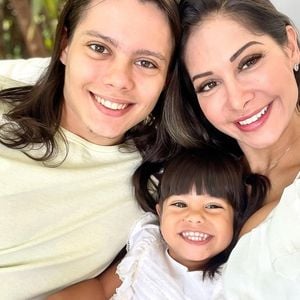 Maíra Cardi é mãe de três filhos, um de cada relacionamento