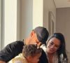 Duas semanas após o nascimento da filha, Bruna Biancardi mostrou seu rostinho mais uma vez