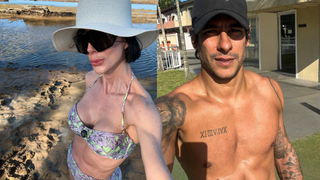 'A Fazenda 17': com alto risco de eliminação, Michelle Barros ganha carinho íntimo de Shia na piscina; assista