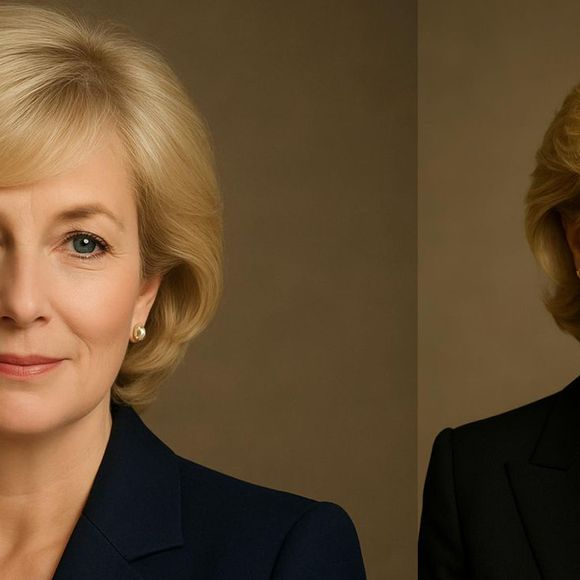 Princesa Diana — projeção aos 80 anos (à esquerda) e versão rejuvenescida com tratamentos atuais (à direita).