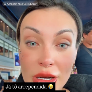 Andressa Urach: ‘Meus olhos estão doendo bastante. Vou ter que ir no médico, porque está doendo muito’