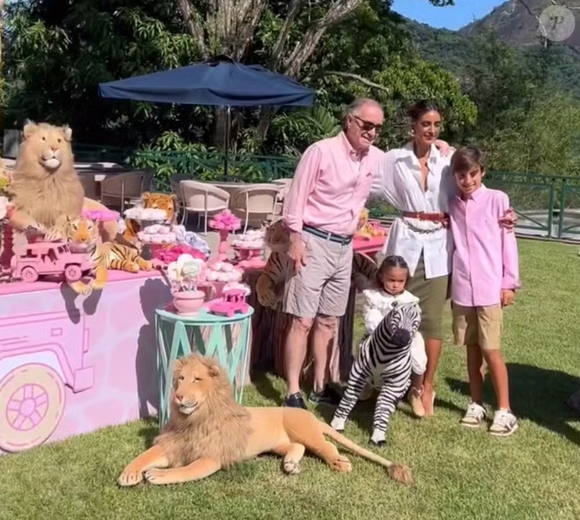 Eike Batista ainda é pai de Balder, de 12 anos, e Tyra, de 4 anos, cuja mãe é a advogada Flávia Sampaio