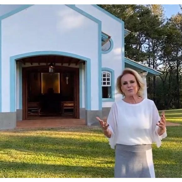 Quer alugar a fazenda de Ana Maria Braga? É preciso reservar, no mínimo, duas diárias e os valores estão sob consulta, segundo a colunista Fábia Oliveira, do portal Metrópoles