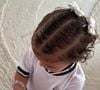 Bruna Biancardi mostrou filha Mavie preparada para assistir jogo do pai, Neymar