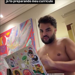 Lucas Guedez divertiu os seguidores ao citar a possibilidade de ficar desempregado após o vídeo