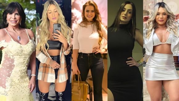 1º lugar - Francine Piaia; 2º lugar - Talira Manñes; 3º lugar - Rayanne Morais; 4º lugar - Gretchen; 5º lugar - Ana Paula Marquez