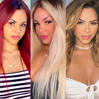 Antes e depois Gabily, de 'A Fazenda 17': de ruiva ao loiro platinado, veja 45 fotos da linha do tempo capilar da cantora