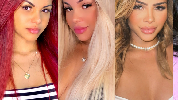 Antes e depois Gabily, de 'A Fazenda 17': de ruiva ao loiro platinado, veja 45 fotos da linha do tempo capilar da cantora