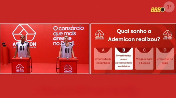 Dinâmica da prova exigiu pontaria e estratégia com bolinhas em alvo giratório e possibilidade de bola extra.