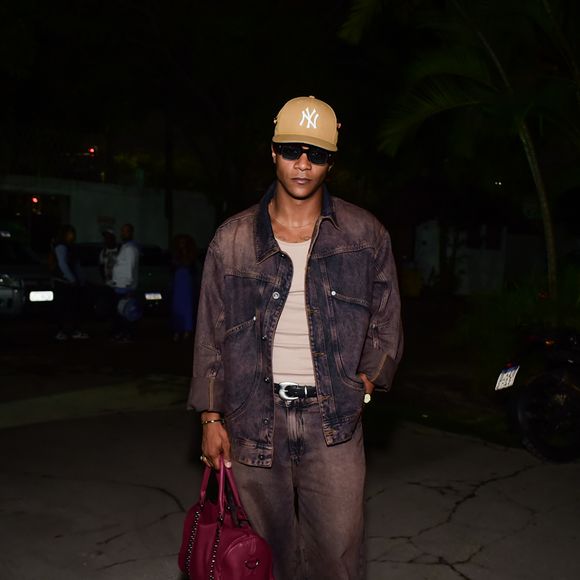 Humberto Morais em festa de confraternização da novela 'Dona de Mim', da TV Globo