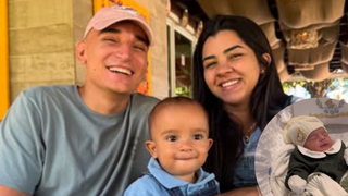 Papai em dose dupla! João Gomes mostra primeiro encontro do filho mais velho com o recém-nascido Joaquim: 'Vão aprontar'