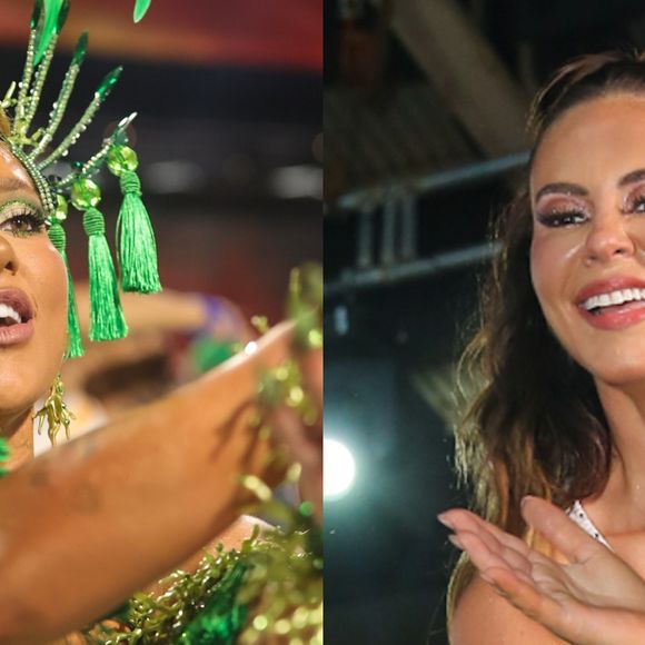 Virgínia Fonseca ensaiou ao lado de Paolla Oliveira, ex-rainha de bateria da Grande Rio