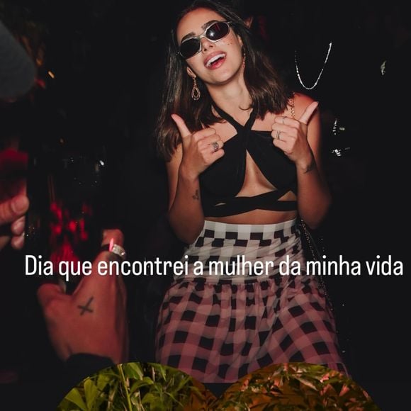 Neymar mostrou a primeira foto que tirou de Bruna Biancardi, no dia que se conheceram