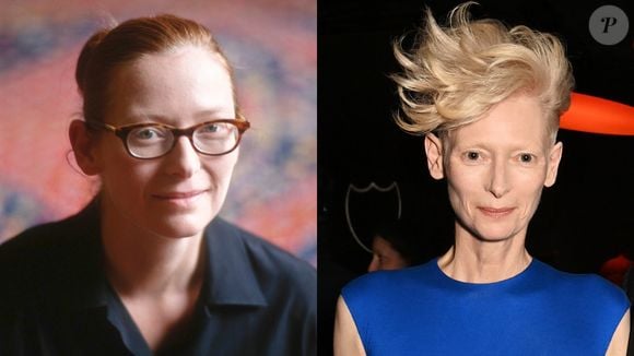 Antes e depois de Tilda Swinton: hoje bem mais magra e de visual renovado, atriz era muito diferente no início da carreira