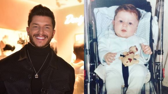 Alerta fofura! O pequeniníssimo Klebber Toledo era uma graça quando pequeno e destacava por seus olhos azuis