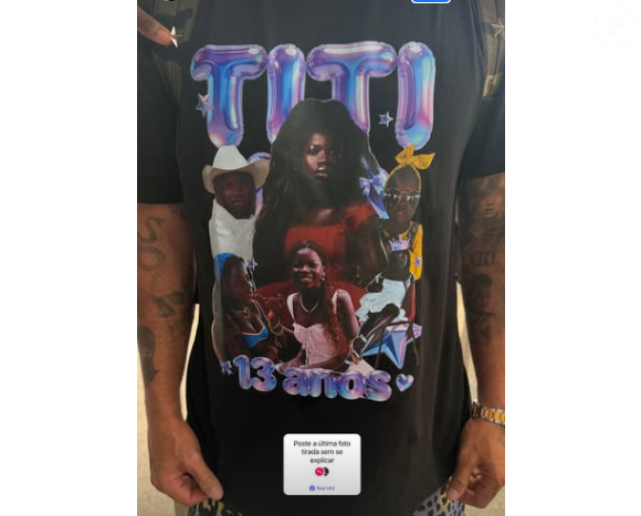 Bruno Gagliasso usa camiseta temática