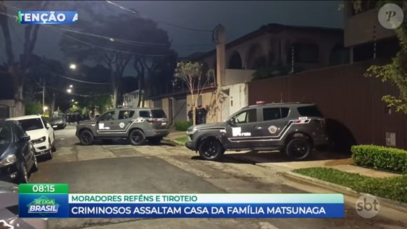 Mansão da família Matsunaga invadida: ação na tarde de 14 de outubro de 2026 contou com 4 criminosos, que atiraram na direção dos policiais