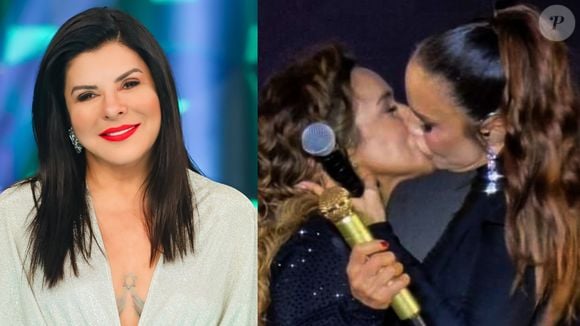 'Sei que estou poluindo meu perfil, mas depois eu dou descarga': Mara Maravilha ataca Ivete Sangalo e Daniela Mercury com foto de beijo das cantoras; web provoca: 'Inveja de ser uma delas'