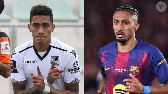 Antes e depois de Raphinha: jogador do Barcelona hoje faz sucesso com seu cavanhaque e cabelos de tranças, mas ainda mantém a aparência de garoto
