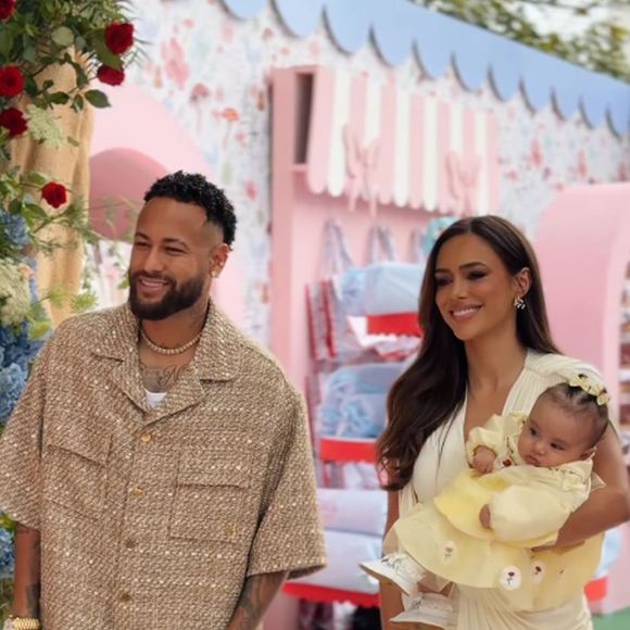 Neymar e Bruna Biancardi também são pais de Mel
